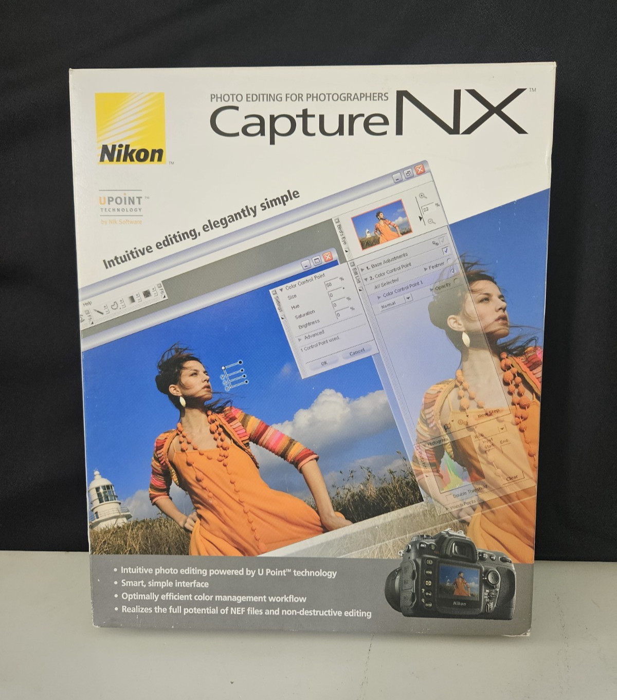 Nikon Capture NX Full Version w/ Manuals Windows & Mac 2006 ~SEALED Software CD