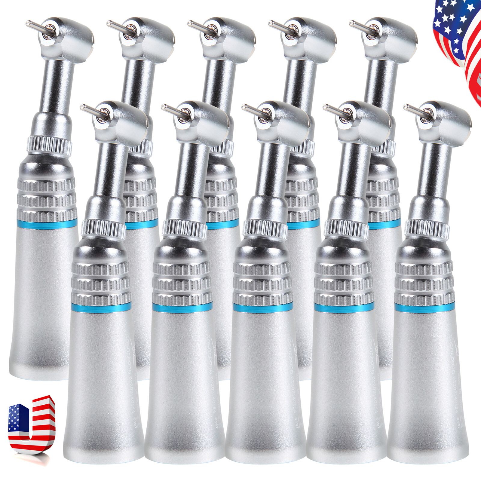 1-10 NEW Dental Low Slow Speed Contra Angle Handpiece Fit FG 1.6mm Burs