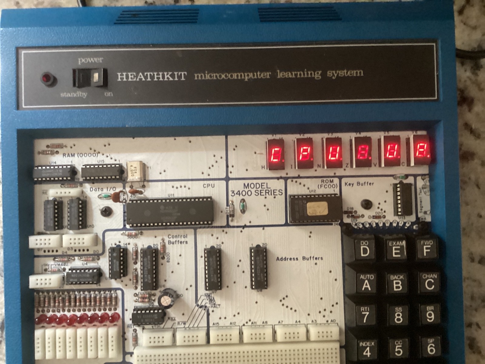 Vintage Heathkit Model ET-3400A microcomputer learning system