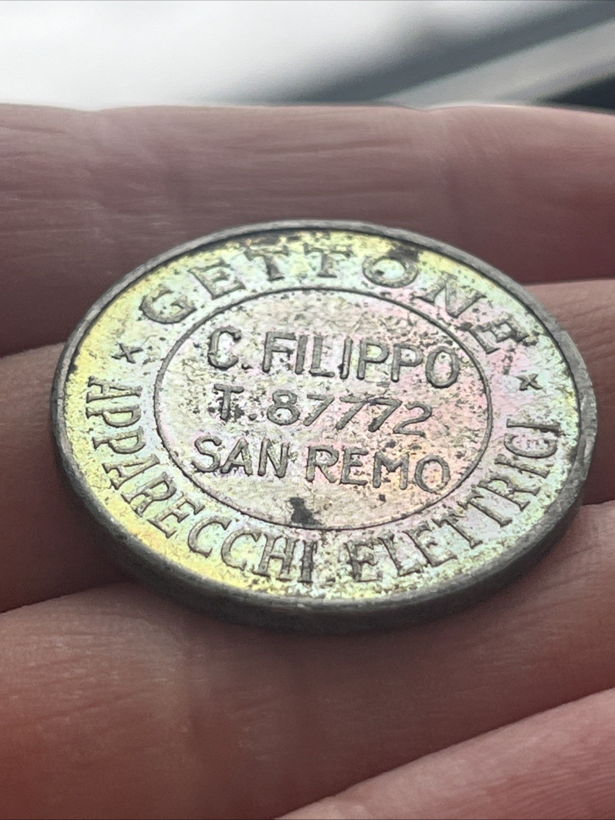 Italy Gettone Flippers C. Filippo San Remo Entertainment Rare Token TC2203