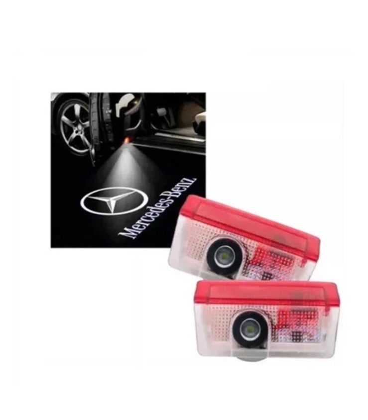 2X LED Door Courtesy logo Light Ghost Shadow Laser Projector For Mercedes Benz