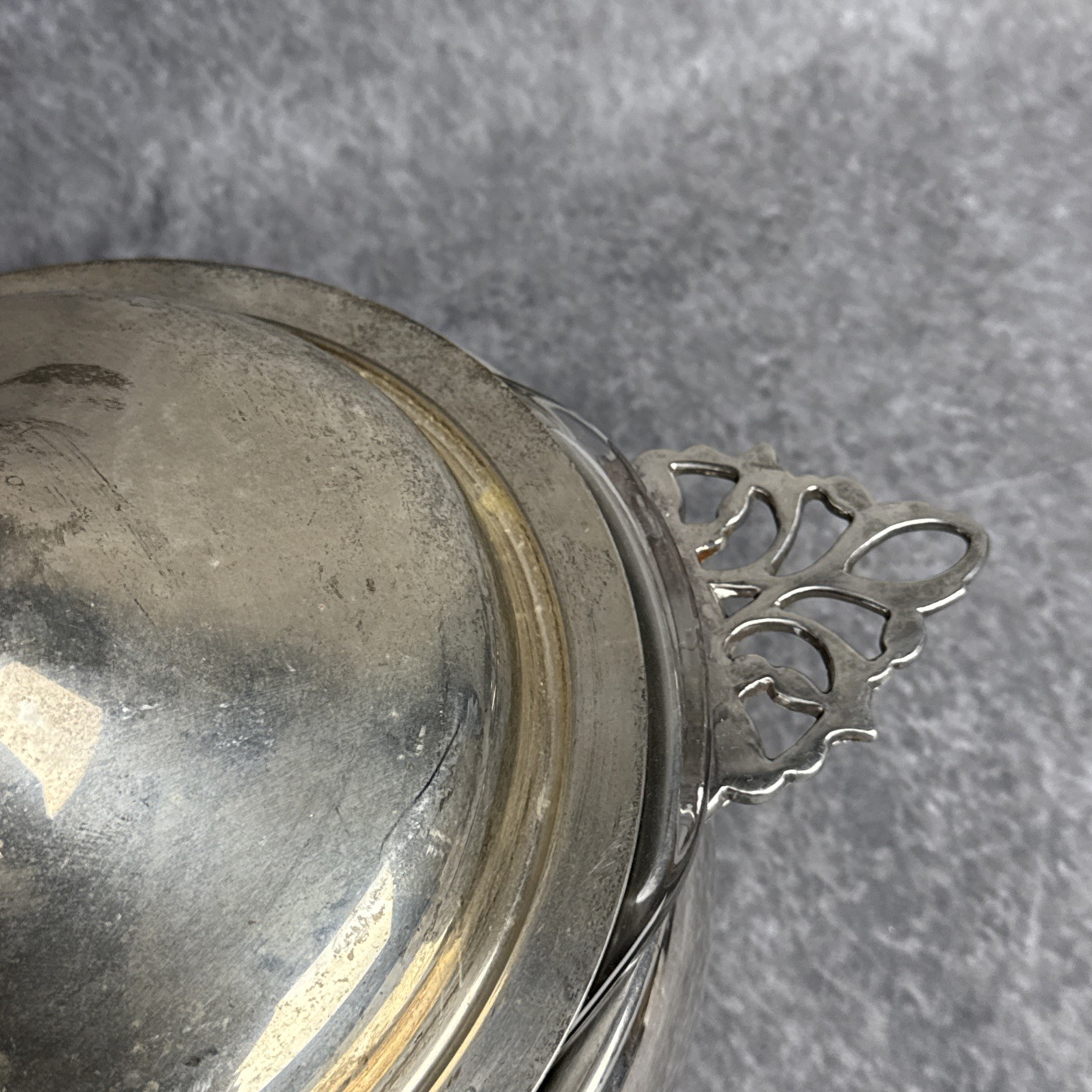 FB Rogers Silver Plate Covered Casserole Serving Dish Bowl with Insert