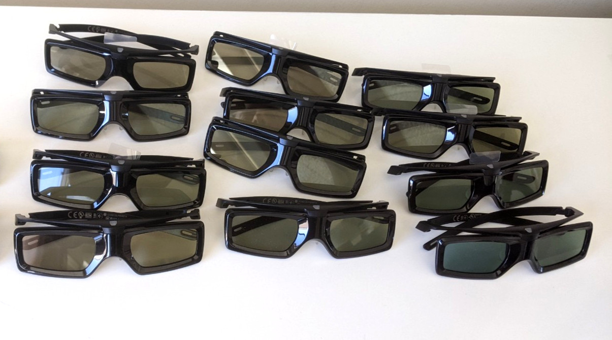 1 Original Sony TDG-BT400A Active 3D Glasses - Authentic - Fresh Battery install