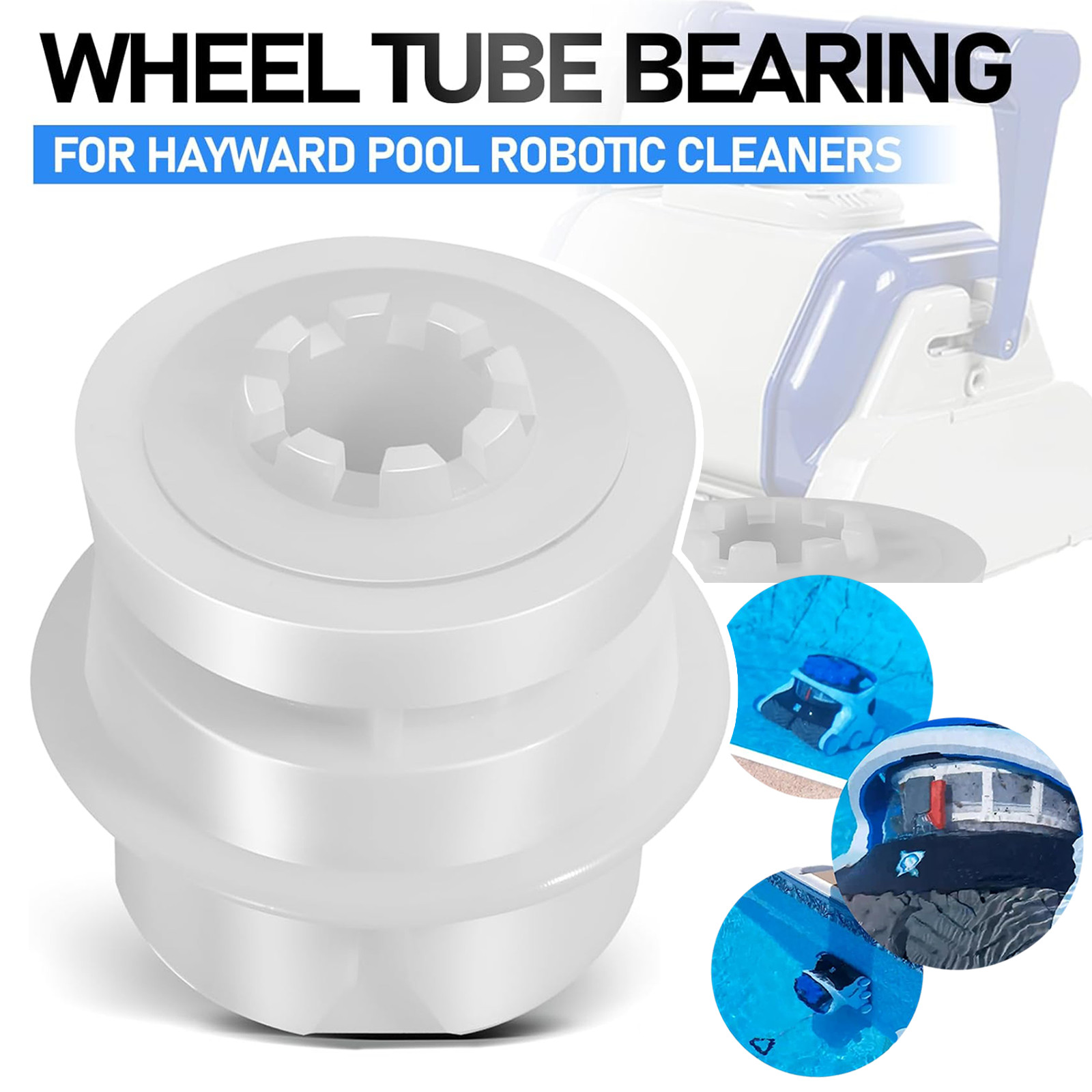 RCX26005 RCX26005S Wheel Tube Bearing for Hayward TigerShark QC Plus Pool