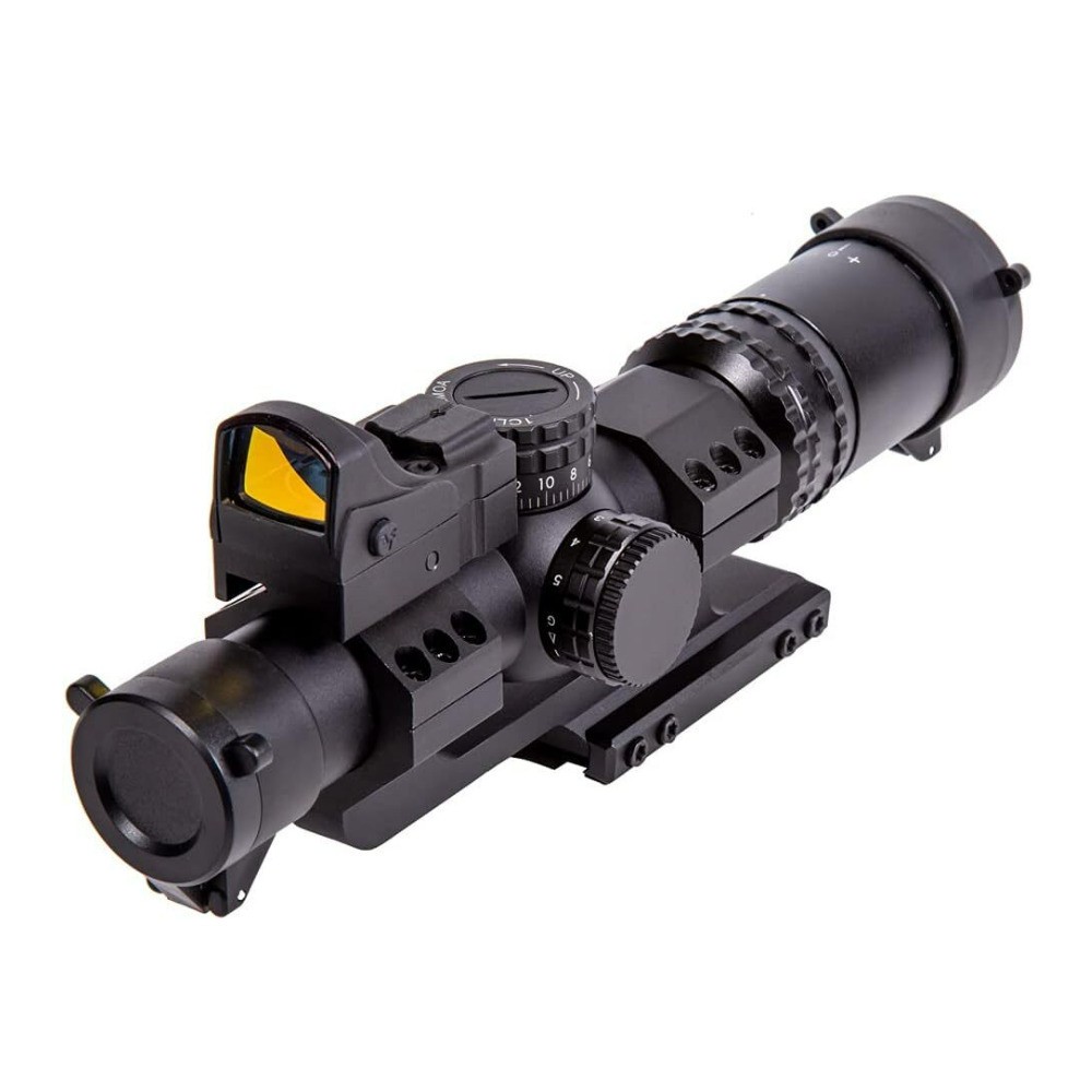 Firefield RapidStrike 1-4x24 Black Riflescope Pop Up Locking Turrets