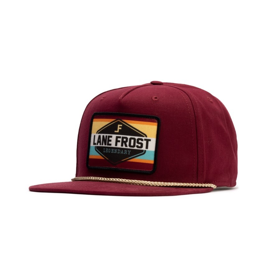 Lane Frost Maroon Serape Patch - Hats Cap - Poncho