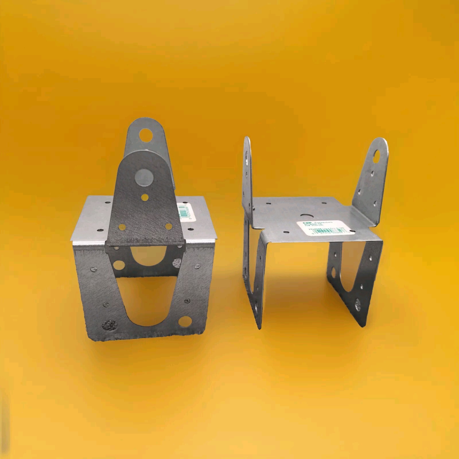 2 PACK G185  Post  Beam Connector 18G 4x4" Triple Zinc Wood To Wood BC400-TZ