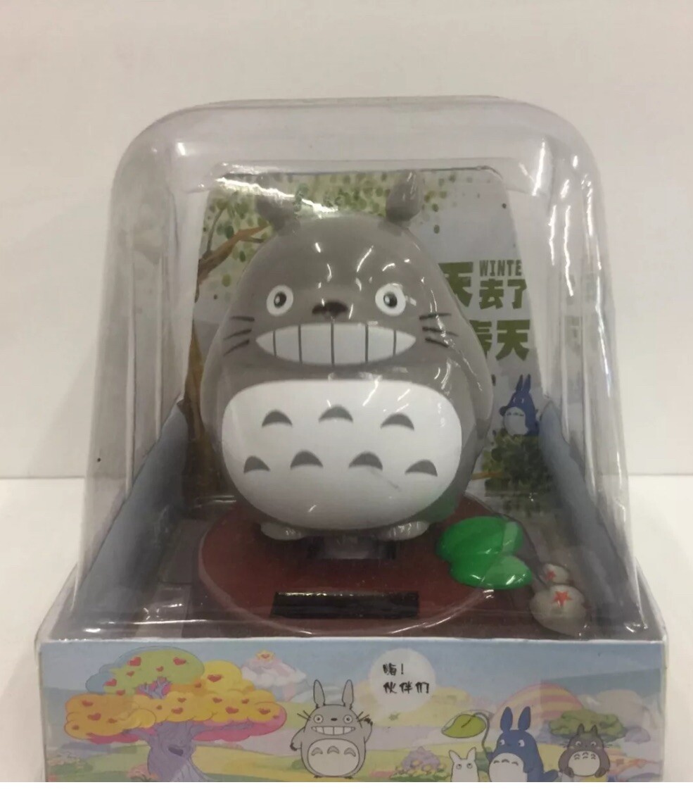 Solar Dancing Totoro, open mouth design Figure Toy,New!!