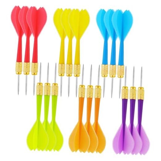 6g Mini Needle Darts Set for Outdoor Sports, Ergonomic Steel Tip Darts with