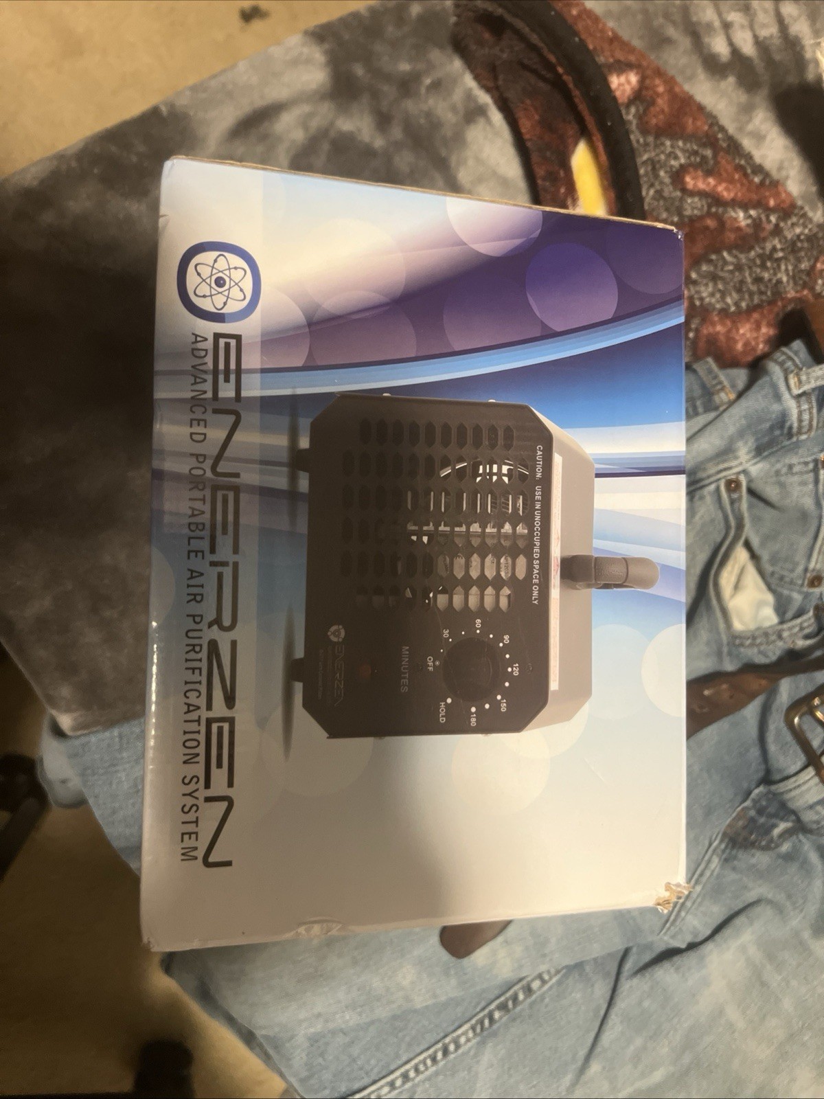 NEW Enerzen Ozone Generator Commercial Air Purifier    0-555/0-777  Black