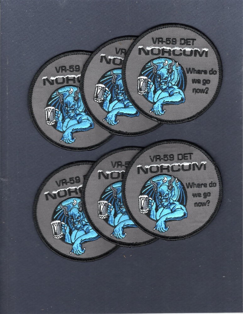 Dealer Lot VR-59 LONESTAR EXPRESS NORCOM DET US Navy Squadron Patch Set of 6