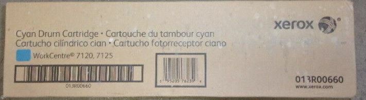 Genuine Xerox WorkCentree 7120 7125 7220 7225 Cyan Drum Cartridge 013R00660