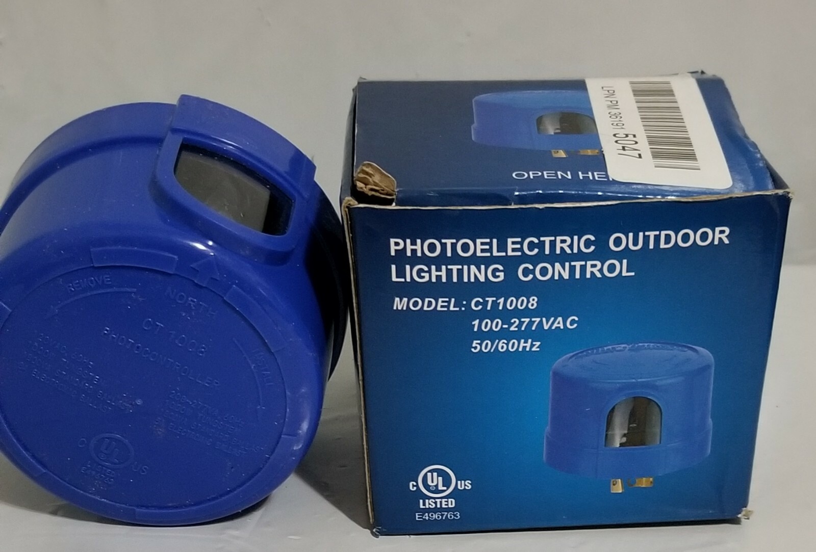 Photoelectric Outdoor Lighting Control 50/60Hz Model CT1008