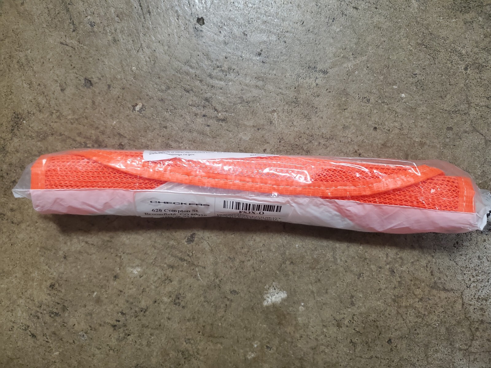 Heavy Duty 3' Warning Whip, Orange Safety Flag, Hex base, Threaded Base.