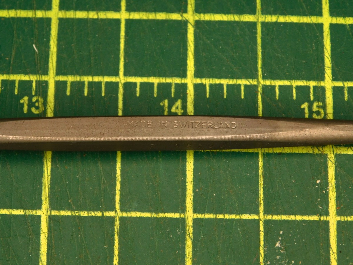GROBET VALLORBE SWISS Die Maker's Riffler Silversmith Jeweler #700 7-1/8" Cut 0