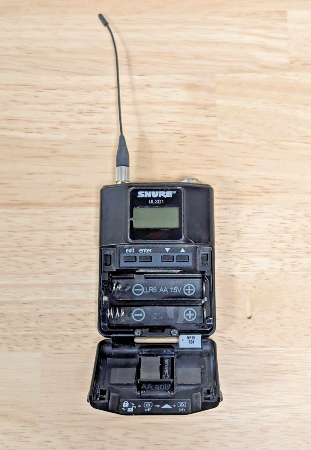 Shure ULXD1 - H50 Wireless Transmitter 534-598 MHz