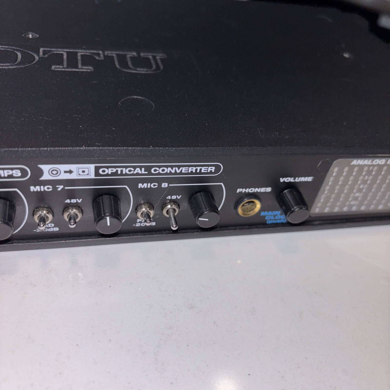 MOTU 8Pre Audio Recording Studio Interface ADAT 8 Channel Firewire Untested