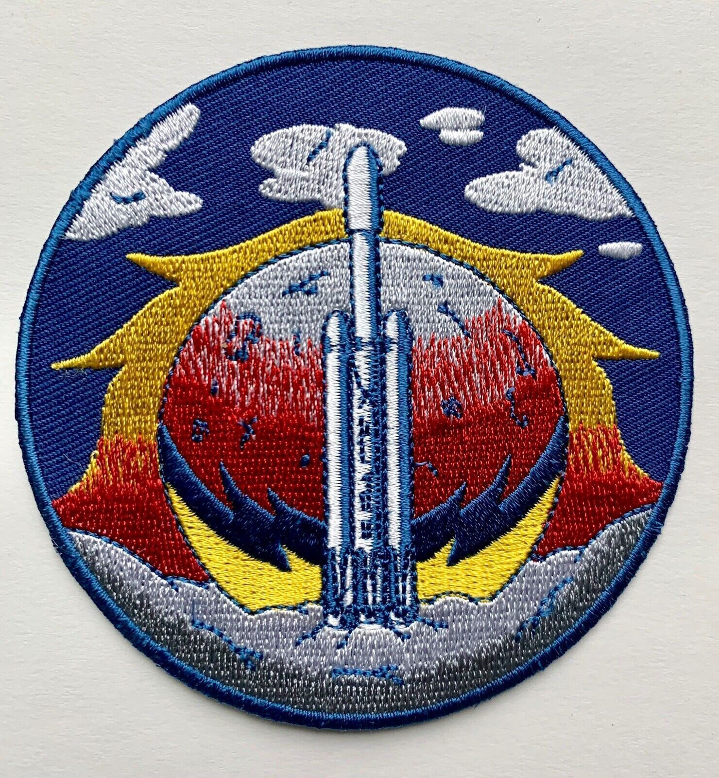 Falcon Heavy Falcon 9 Mission To Mars Patch 3.5”