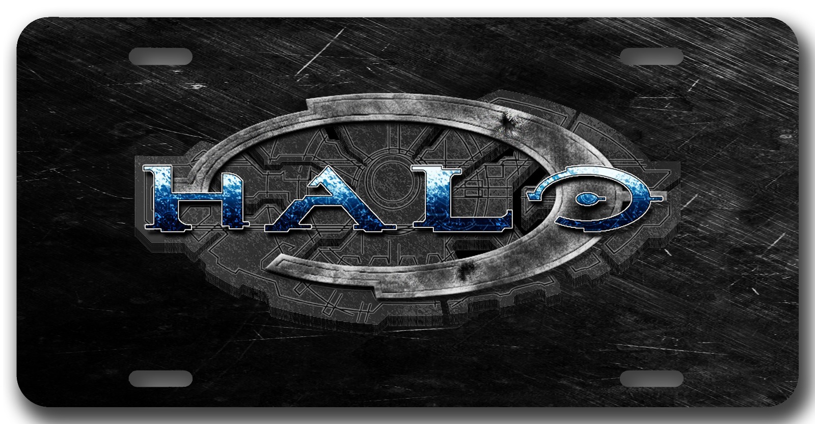 Halo License Plate  Auto Tag/Room Sign play station xbox 360 video games