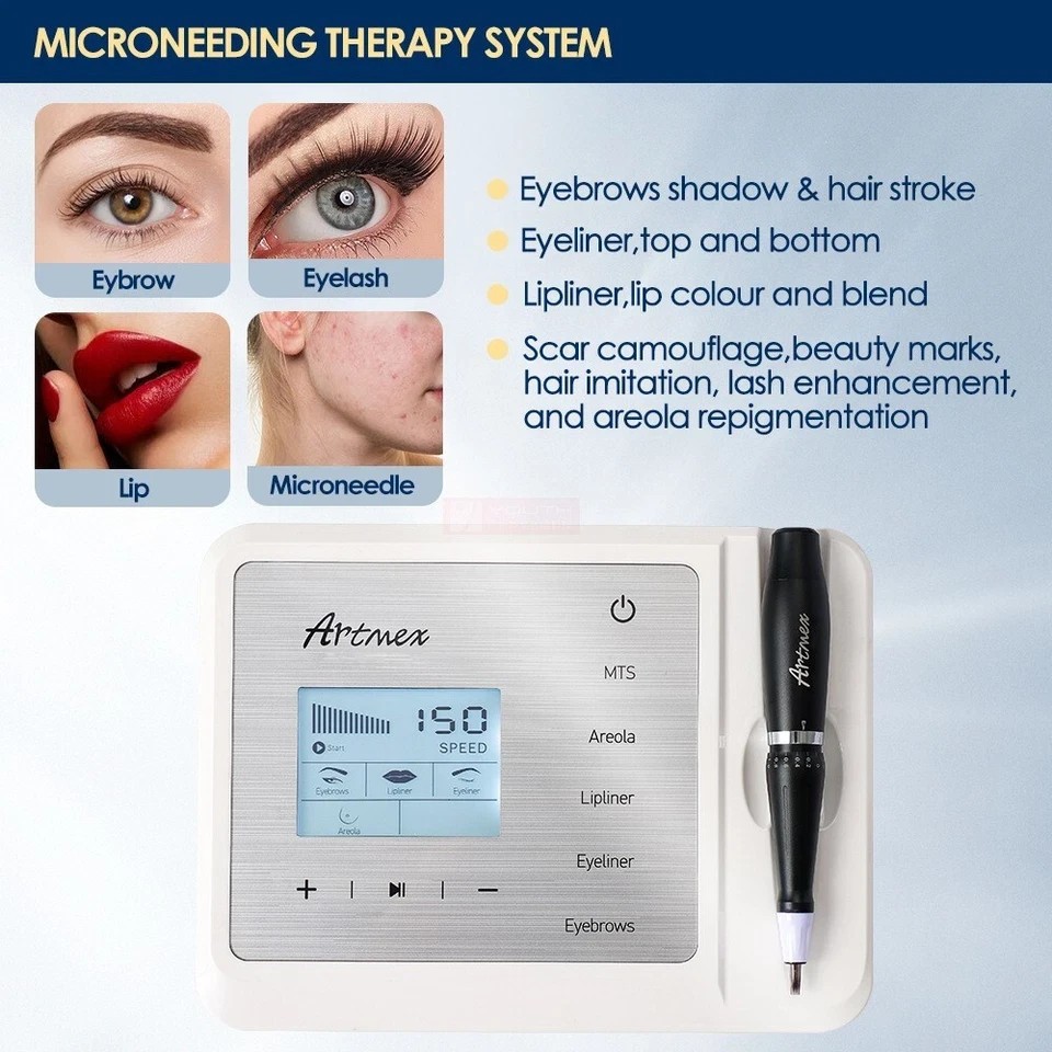 Digital Permanent Makeup Machine Micro Pigment Tattoo Tool Tattoo Machine Kit