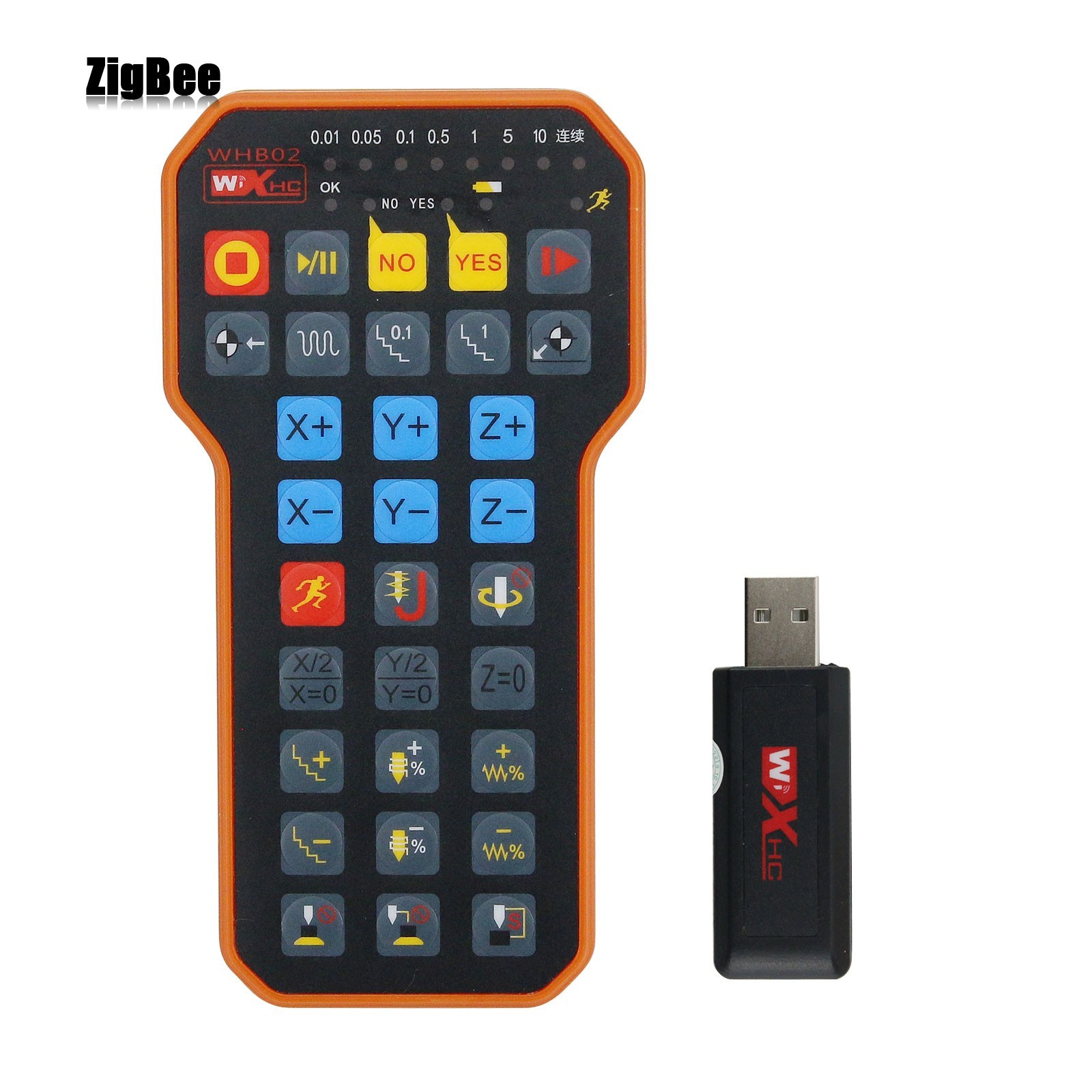 CNC Handwheel NC Studio USB Wireless Remote Handle 3 Axis CNC Controller