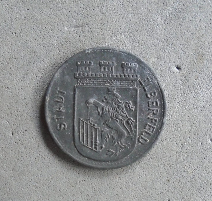 Elberfeld germany 5 pfenning 1917