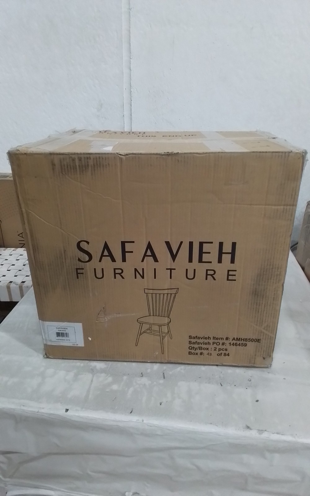 Safavieh PARKER SPINDEL SIDE CHAIR, Reduced Price 2172766746 AMH8500E