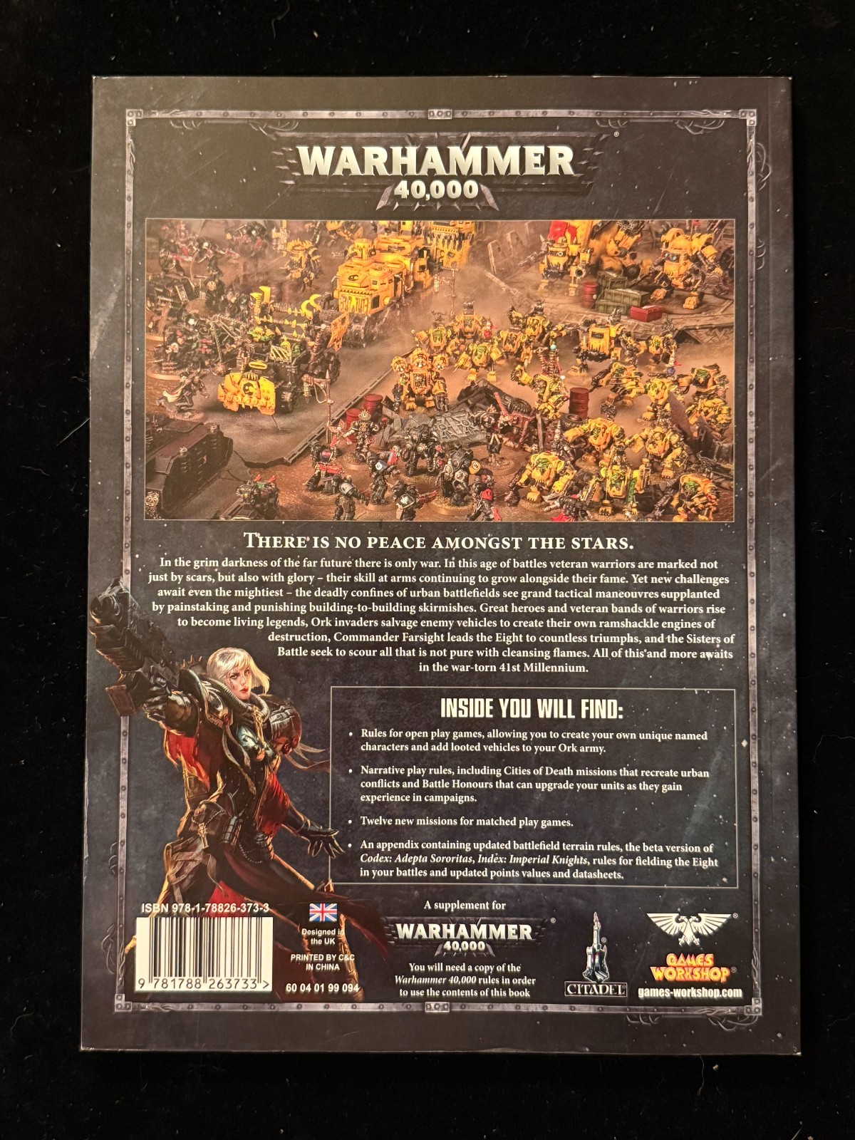Games Workshop Warhammer 40k Chapter Approved 2018 Codex Army Book Supplement
