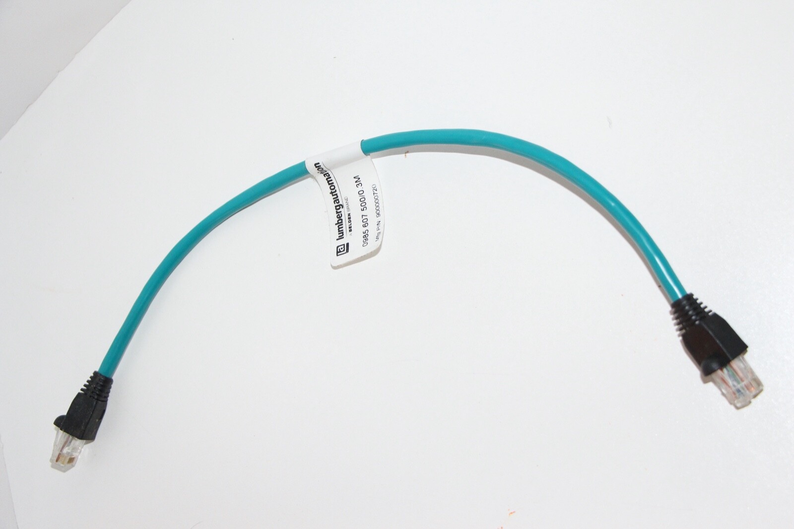 Lumberg 0985 607 500/0.3M Ether Net Cable, Male RJ45 to Male RJ45 0.3 Meter NEW