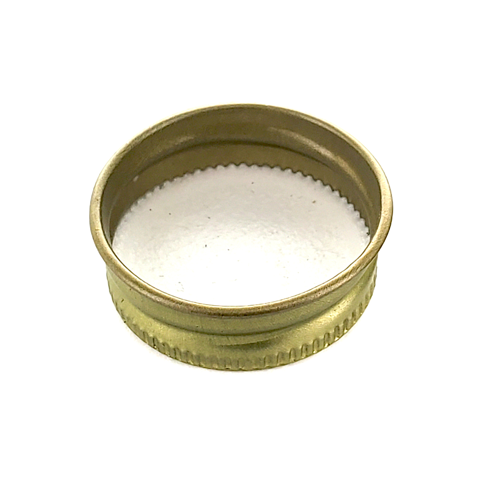 Gold 28mm Metal Screw Cap, (1) Single