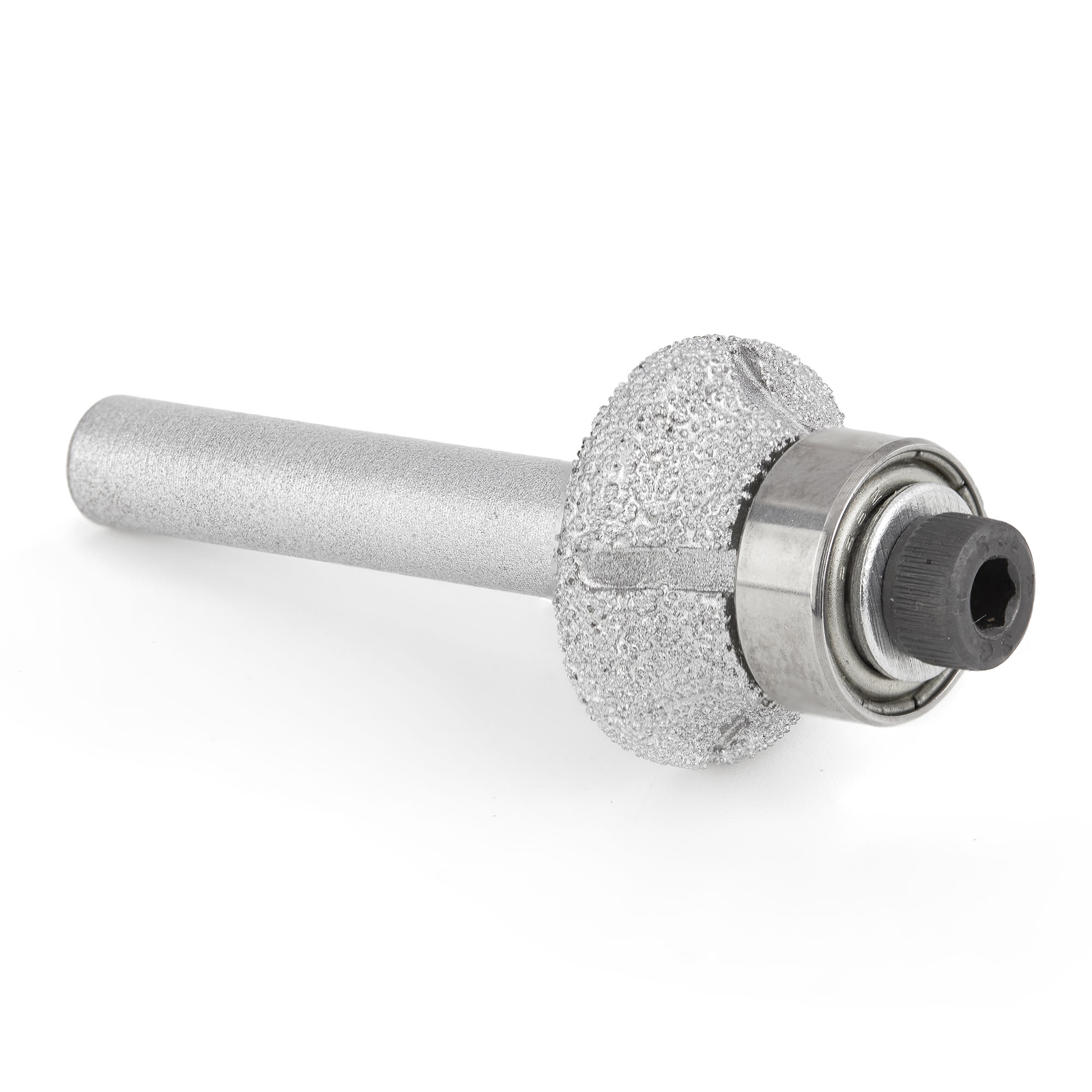 Brazed Diamond Router Bit Radius 3mm 1/8" Grit 60 Tools For Stone 1/4" Shank