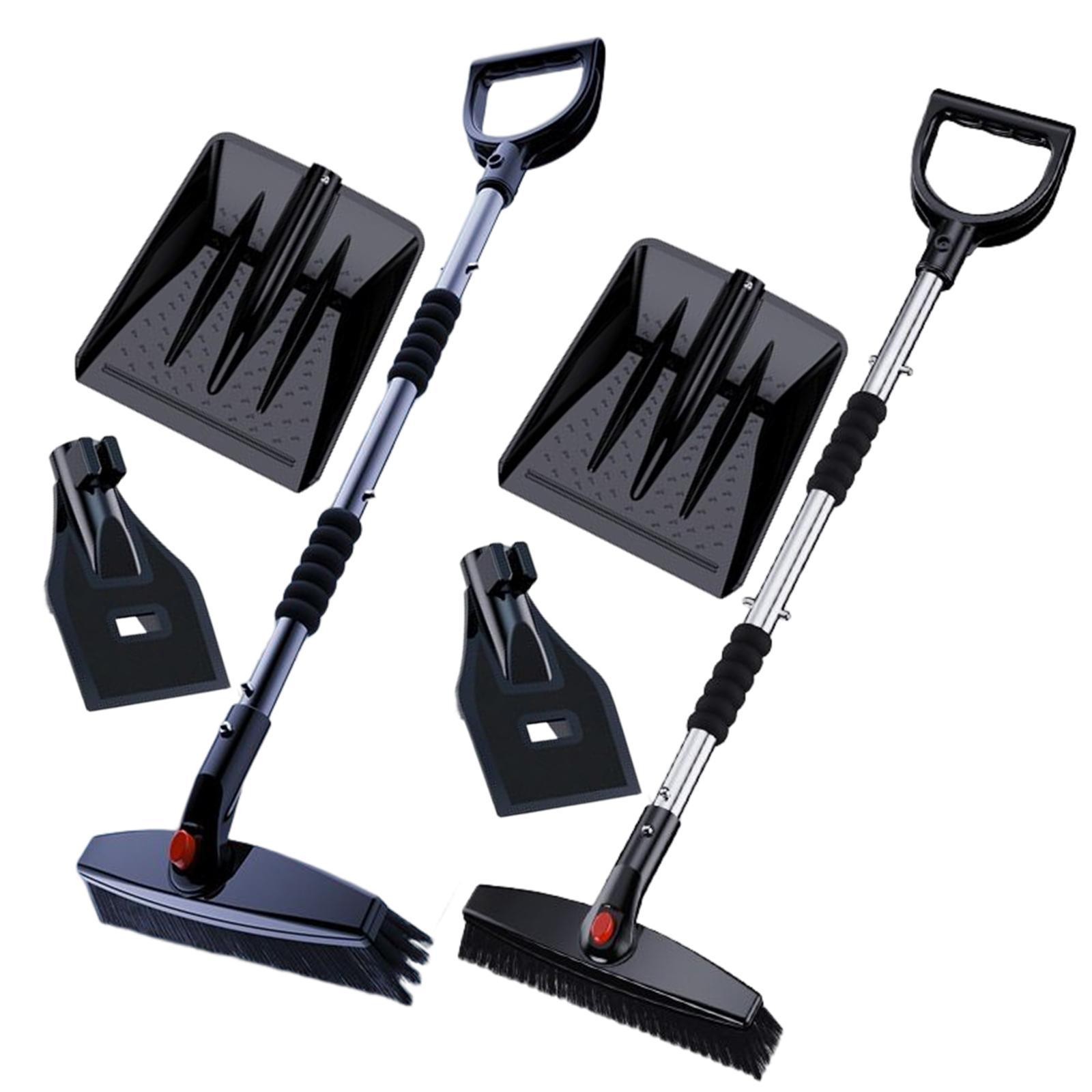 Professional Winter Snow Removal Tool Car Window Snow Cleaner Nylon Brush