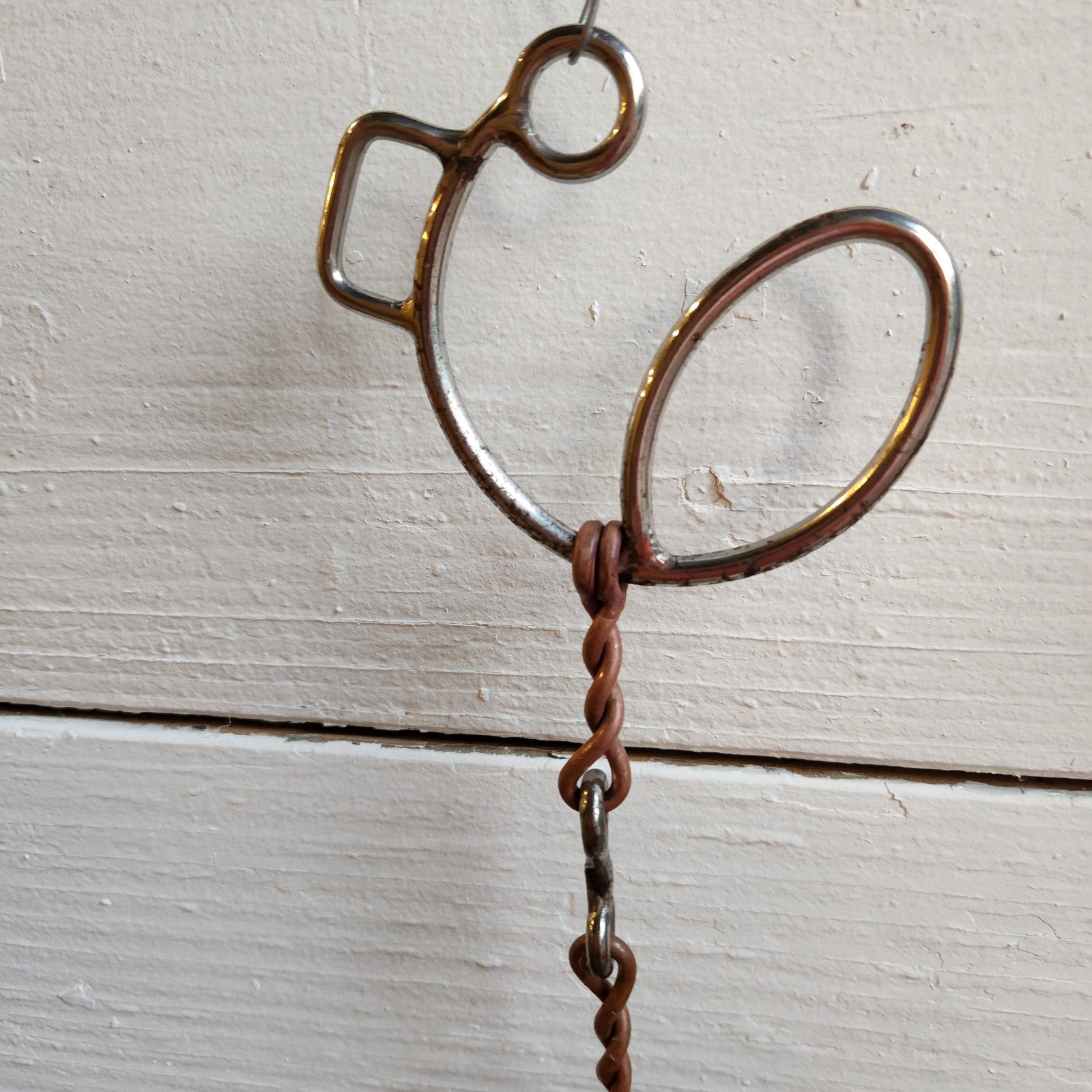5.25" Twisted Copper Wire, Sliding 6 Gag Bit