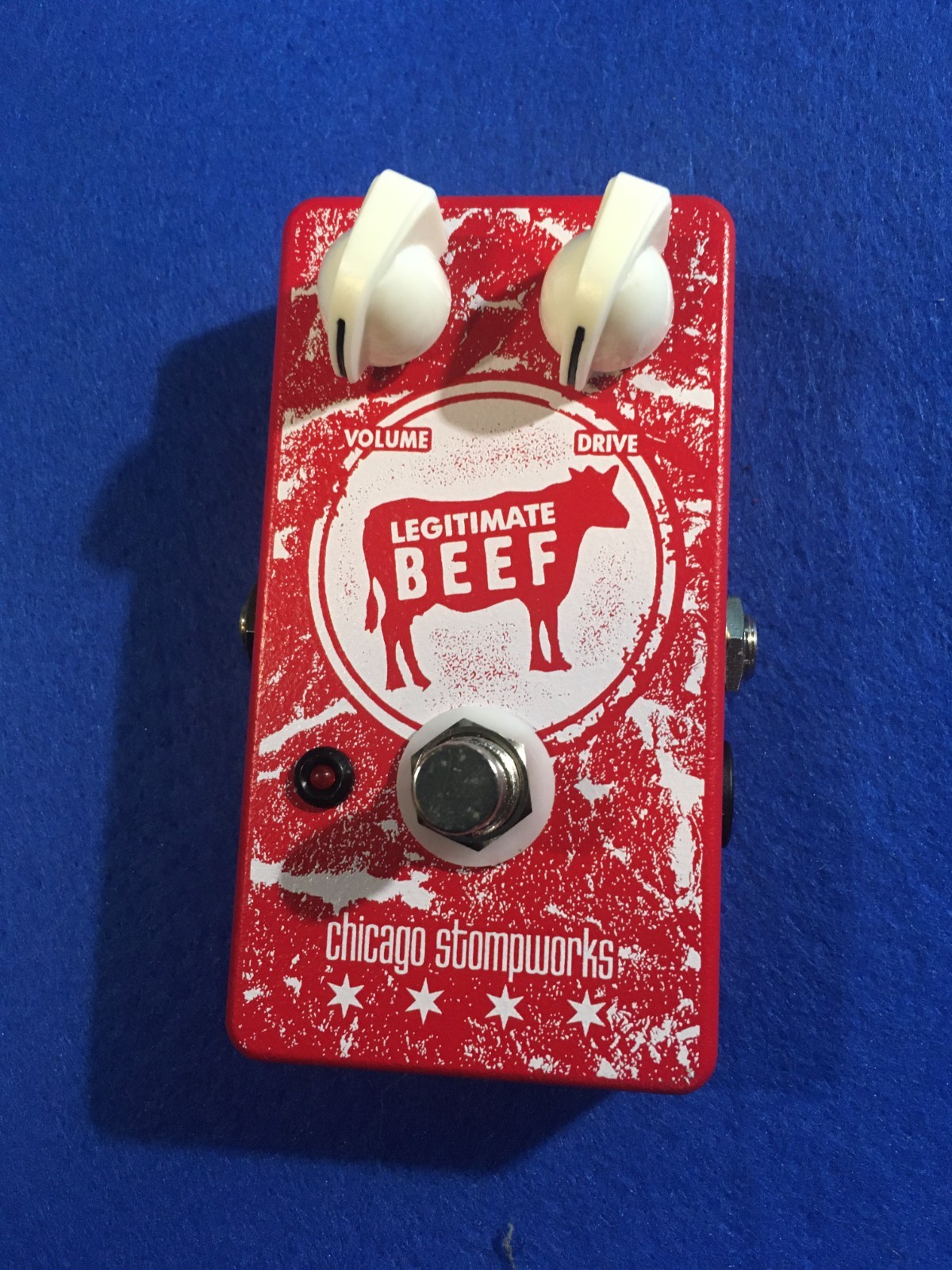 Legitimate Beef - Red Llama clone boost guitar pedal - Chicago Stompworks