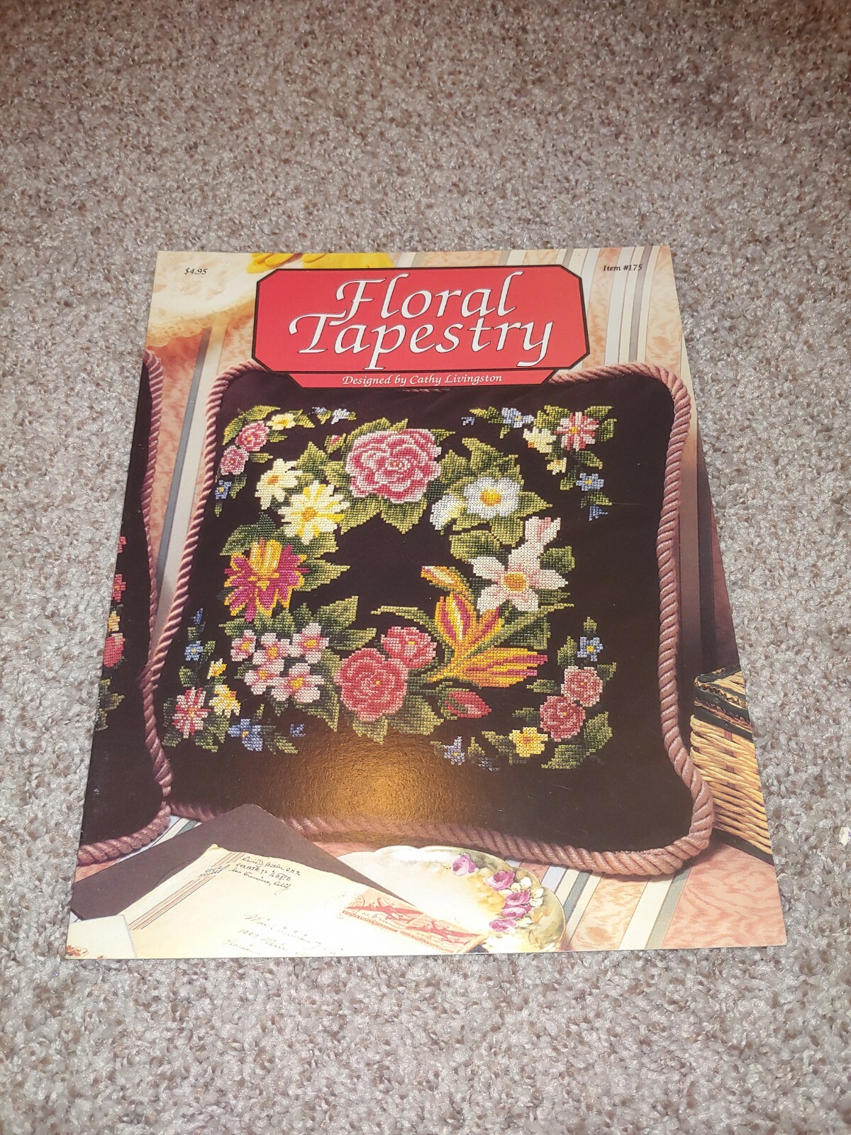 Just Cross Stitch "Floral Tapestry" Designed By Cathy Livingston