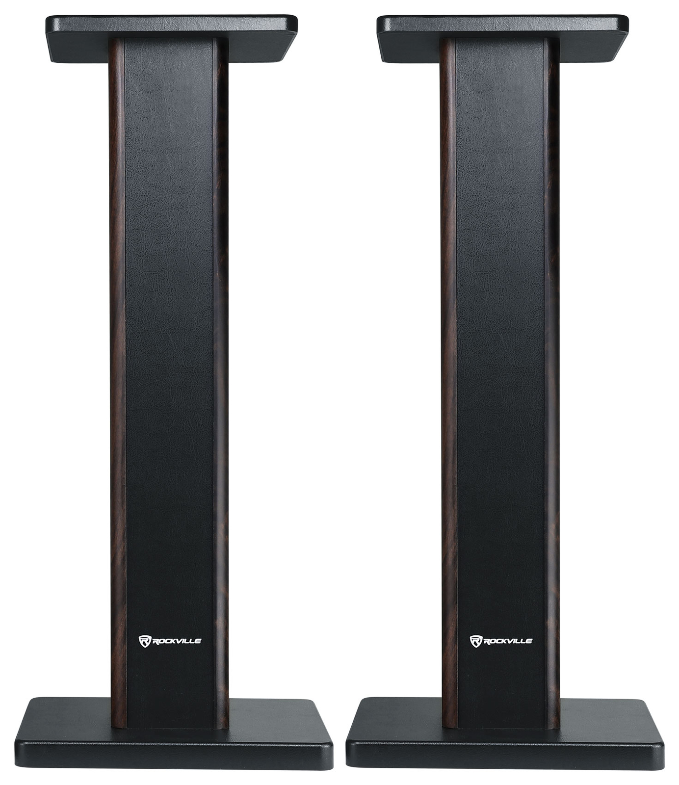 Pair 28" Wood Speaker Stands For Polk Audio TSi100 Bookshelf Speakers