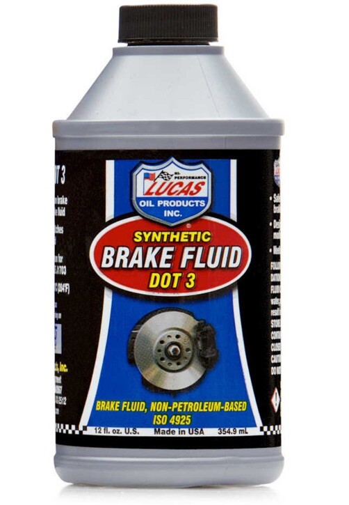 Lucas Oil DOT3 10825 Synthetic Brake Fluid 12 oz.