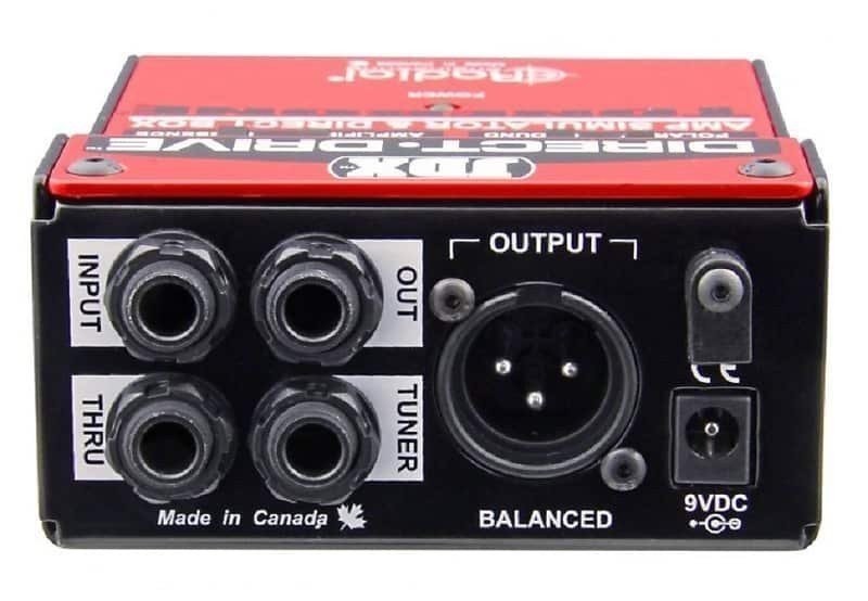 Radial Engineering JDX Direct-Drive Analog Amp Simulator & DI Box *Free...
