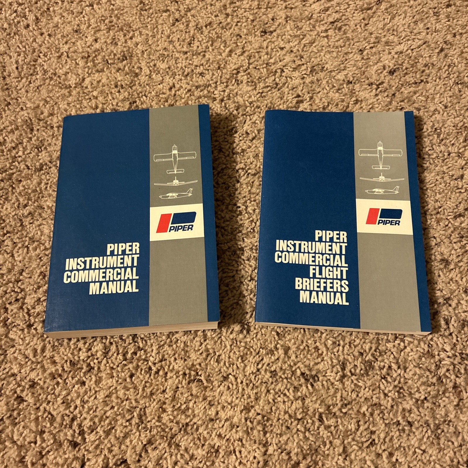 Vintage 1974 Piper Instrument Commercial Manual Flight Briefers Manual