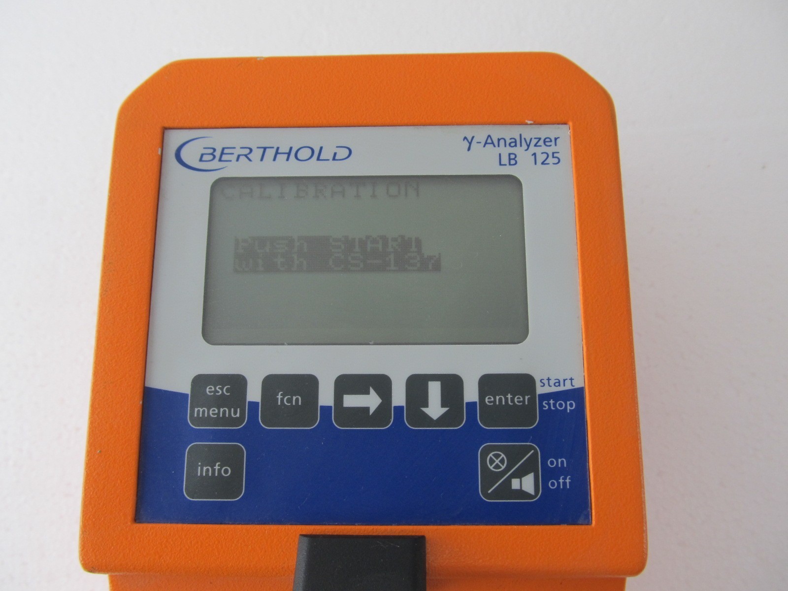 Berthold LB 125 Scint Detector Radiation Meter Gamma