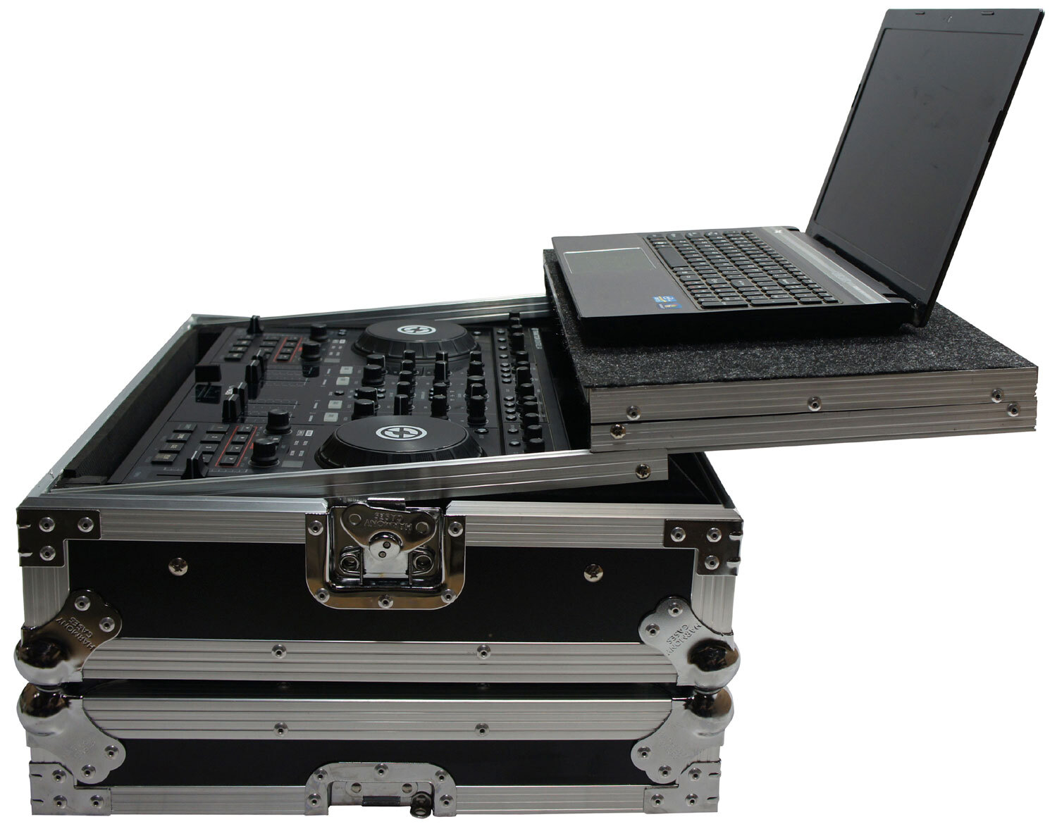 Harmony HCTKS4LT Flight Glide Laptop Stand Custom Case for Numark Mixtrack Pro