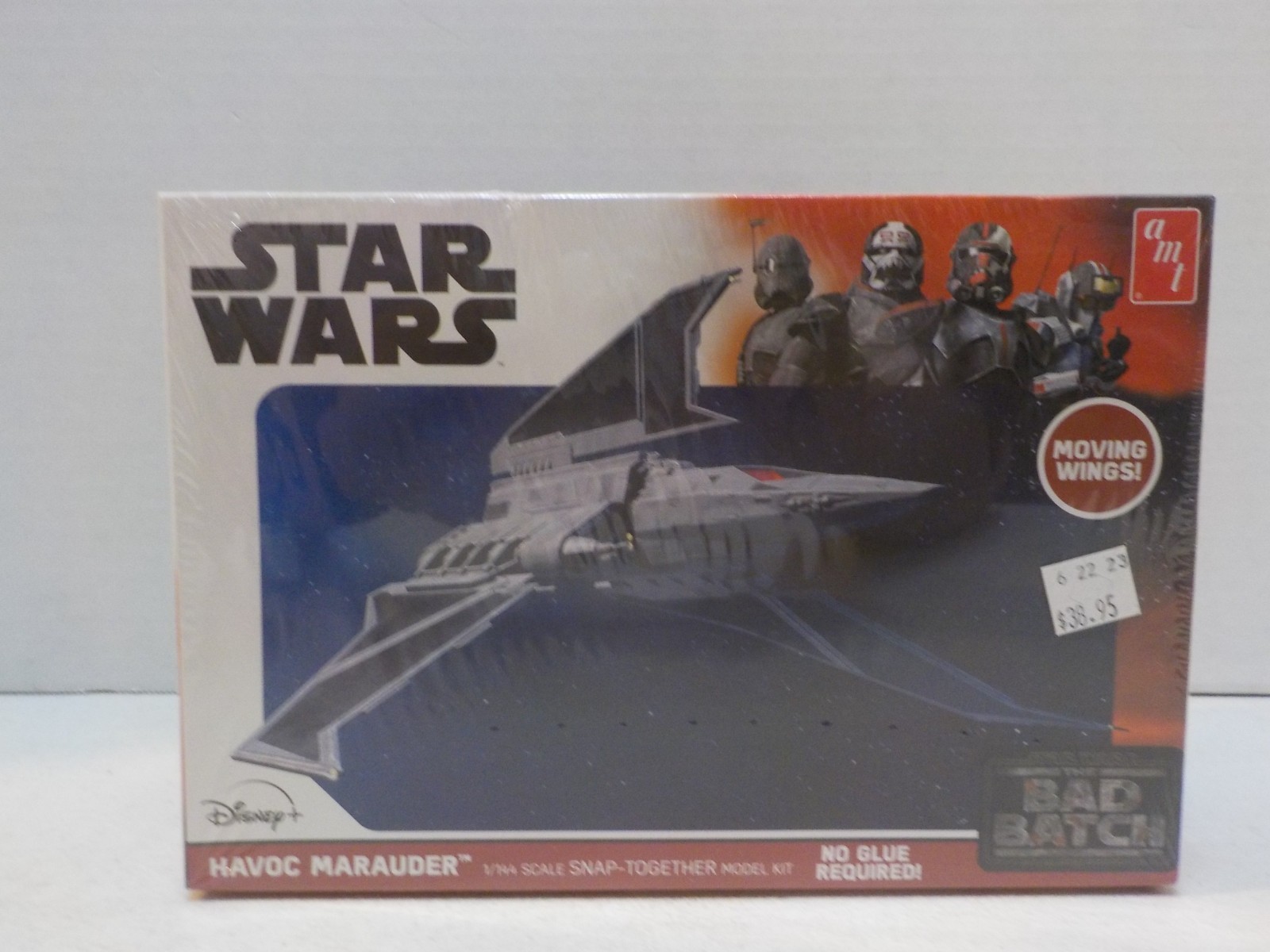 A529 AMT Star Wars: The Bad Batch Havoc Marauder, 1/144th Model Kit Sealed