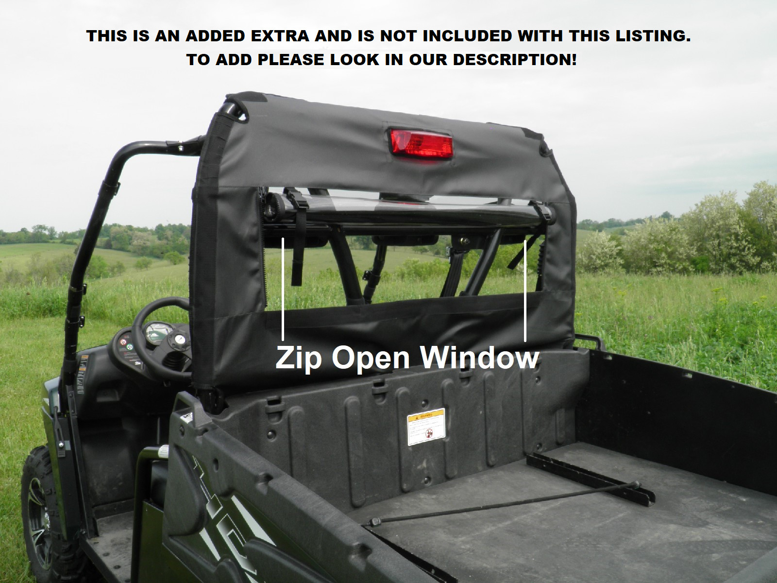Segway Villain Tinted Soft Rear Panel