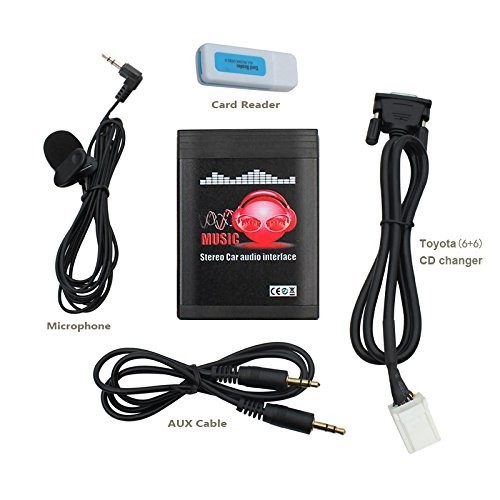 Bluetooth Car Audio Adapter, USB AUX Input, Bluetooth 5.0 for Toyota Models