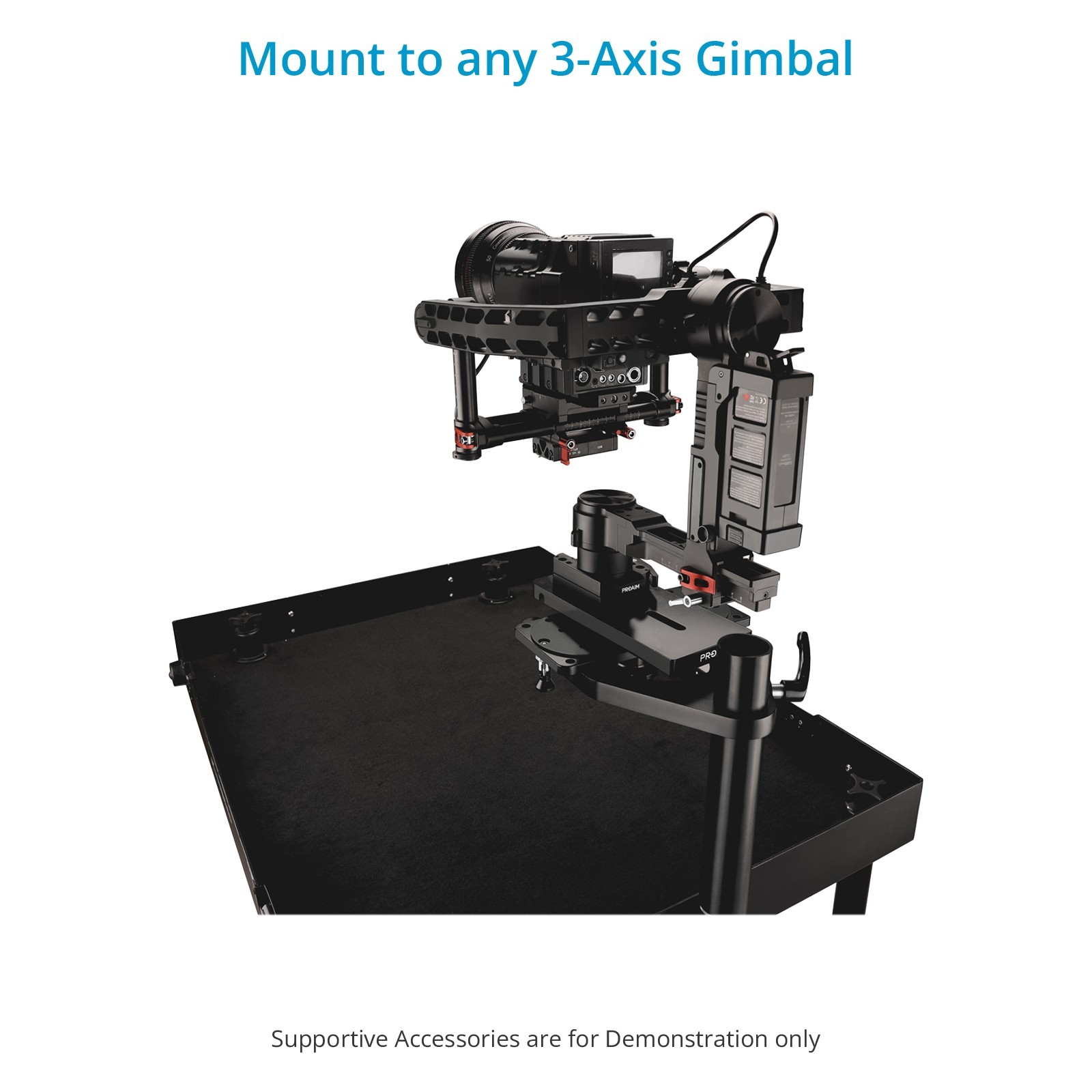 Proaim Camera Rotator Grip for Video Production Fim Carts