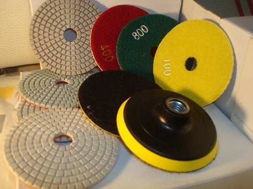 6 Inch Diamond Polishing Pad 12+1 lapidary Granite Concrete stone grinding disc