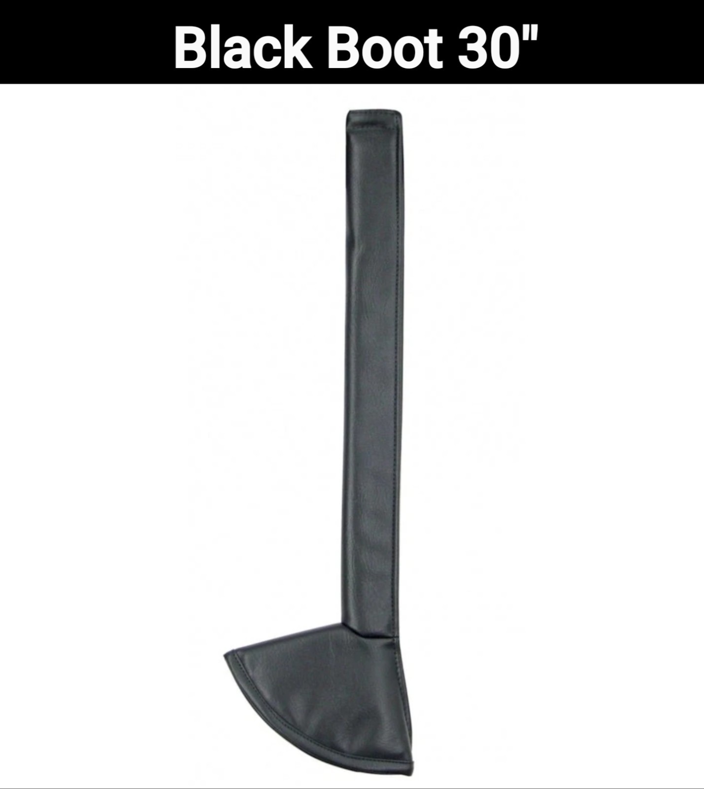 Gear Shifter Boot Cover 30 inch Black Vinyl compatible with Peterbilt Kenworth