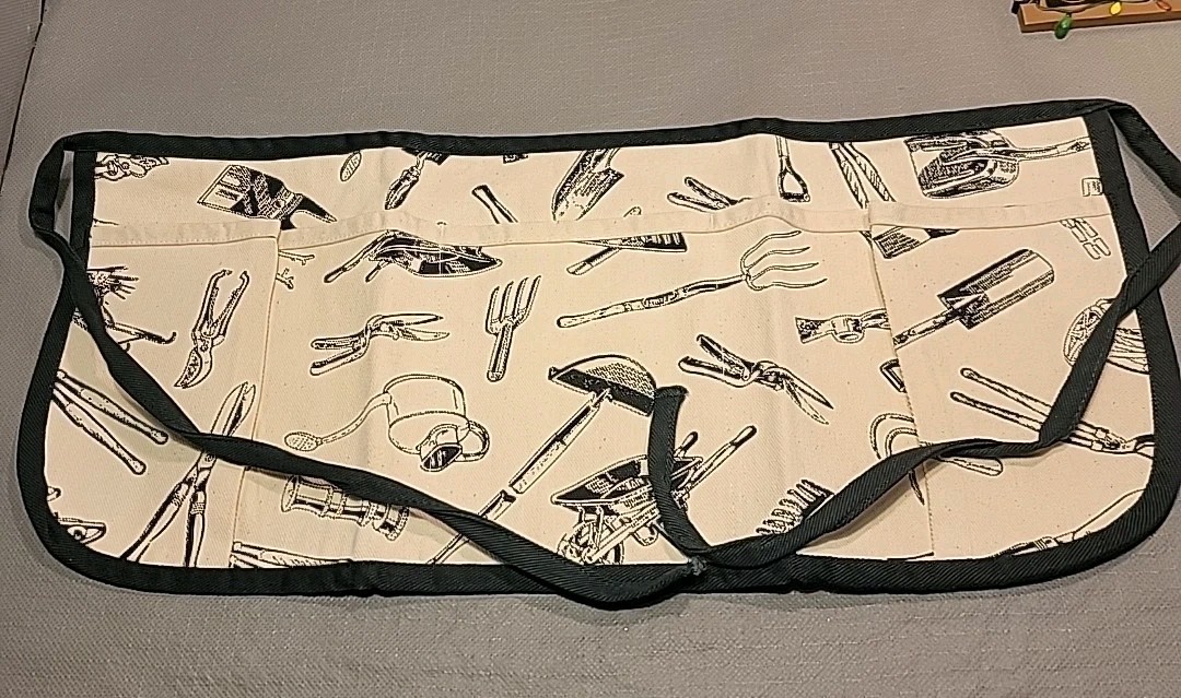 3-Pocket Canvas Garden Carpentry Tool Nail Apron  NEW