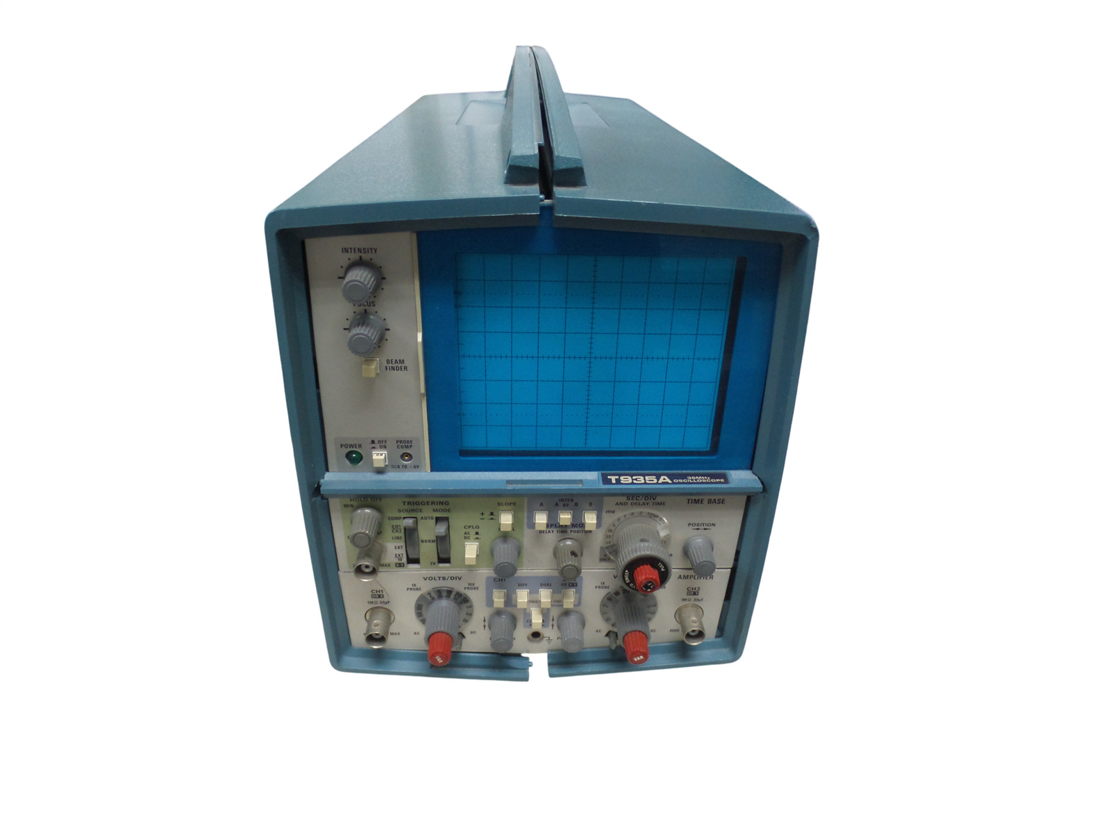 TEKTRONIX 35 MHz OSCILLOSCOPE MODEL T935A DUAL CHANNEL
