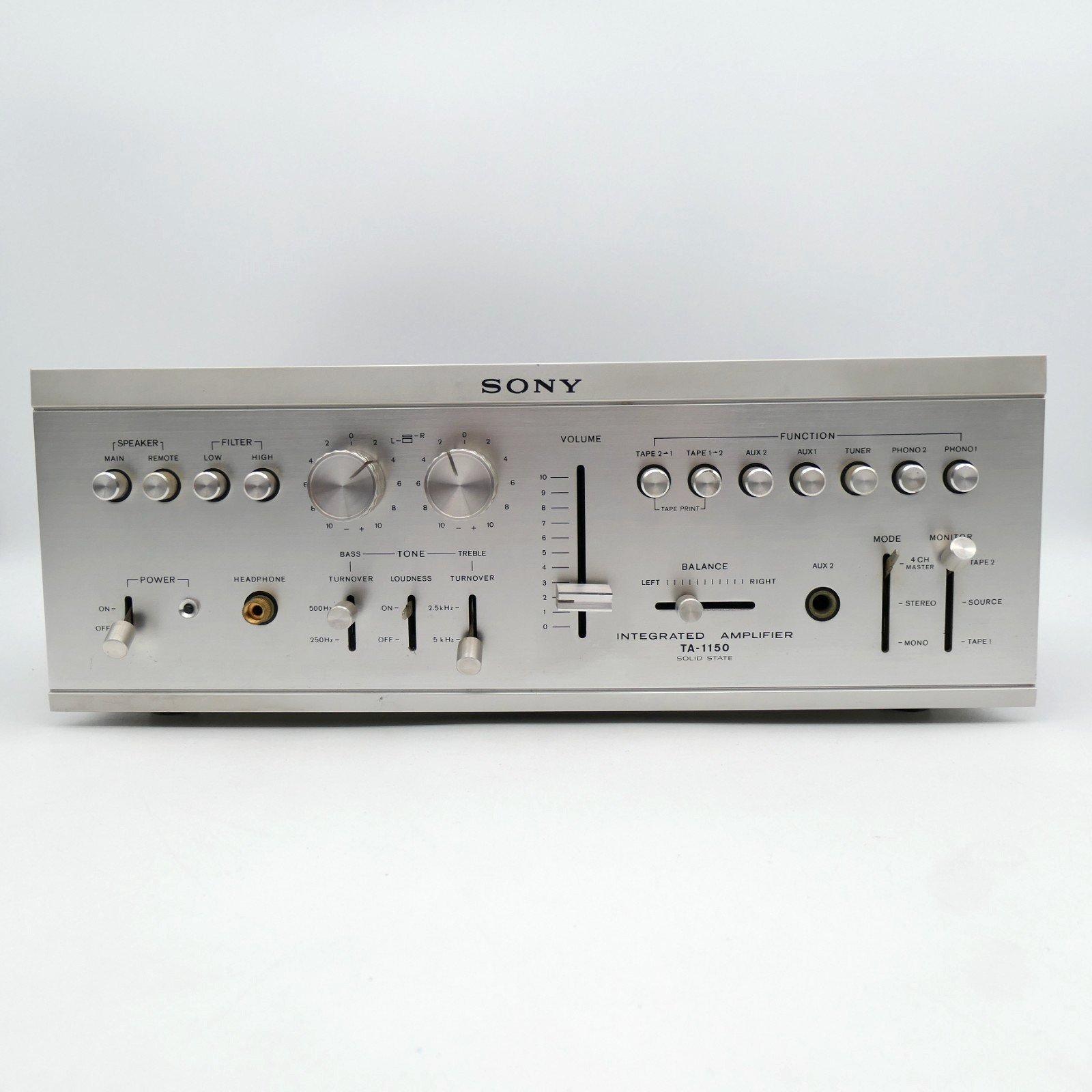 EX+++ Vintage 1973 Sony TA-1150(D) Stereo Integrated Amplifier Working test